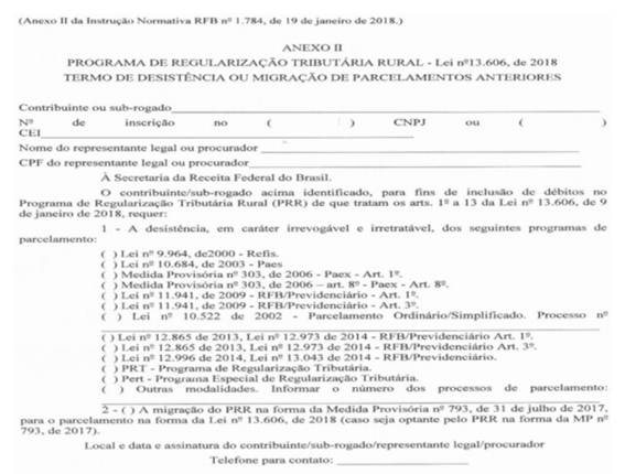Anexo II INR 1784